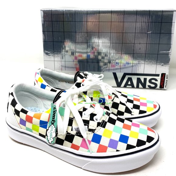 💖MEGA SALE💖VANS ComfyCush Era MoMA Canvas Sneakers Casual Women’s VN0A3WM91PJ - Picture 6 of 12